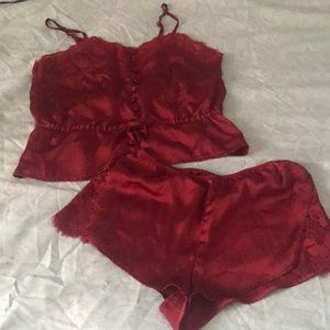 Satin sleepwear set